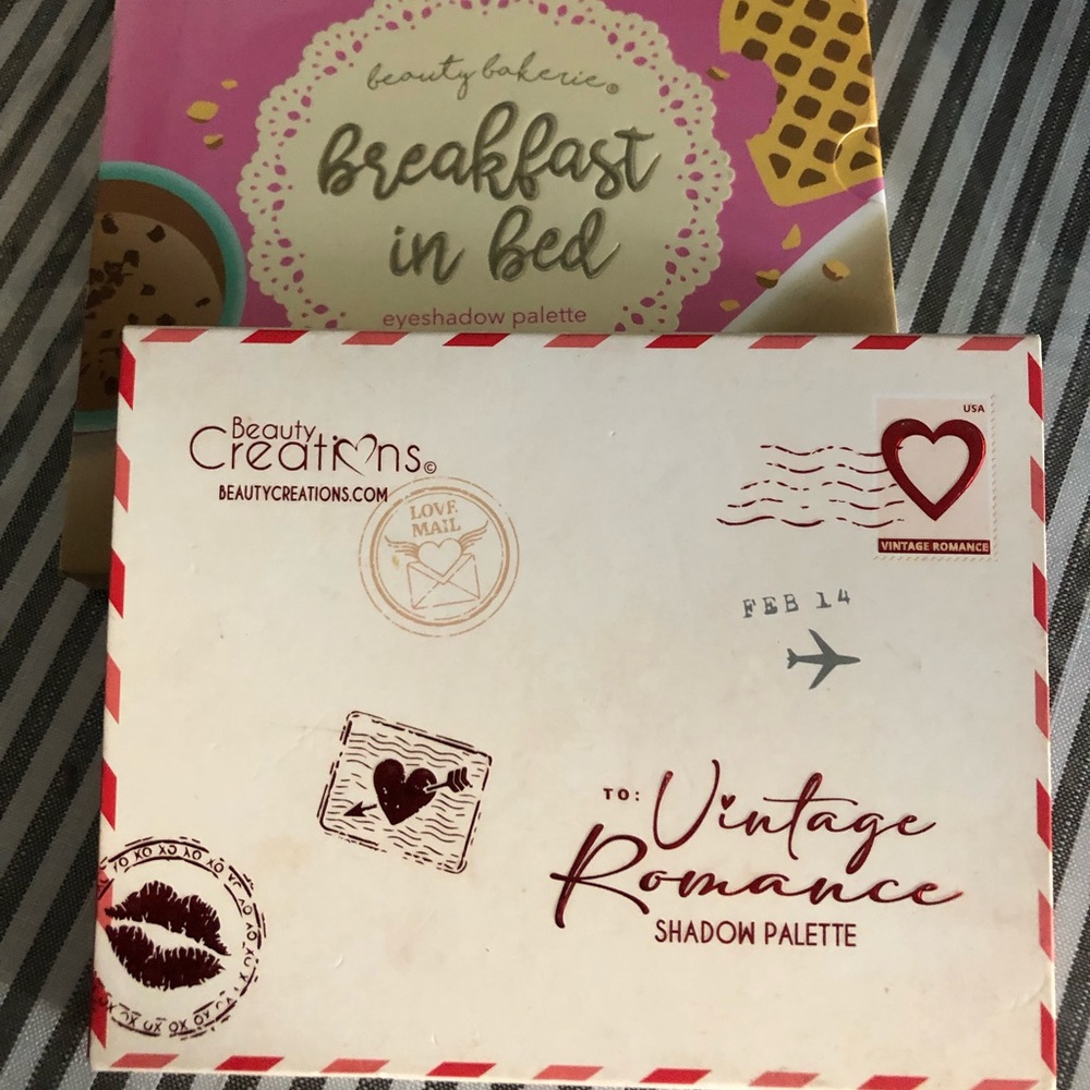 1 BEAUTY CREATIONS & 1 BEAUTY BAKERIE EYESHADOW PALETTE